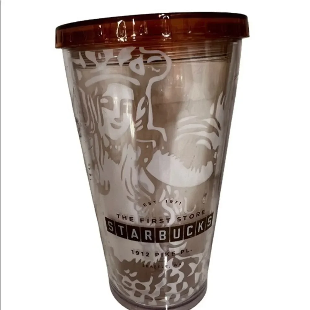 Starbucks Pike Place The First Store Mermaid Siren Grande Tumbler 16oz